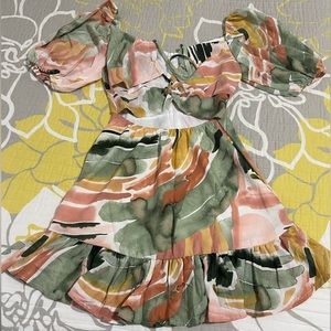 Floral mini dress perfect for summer